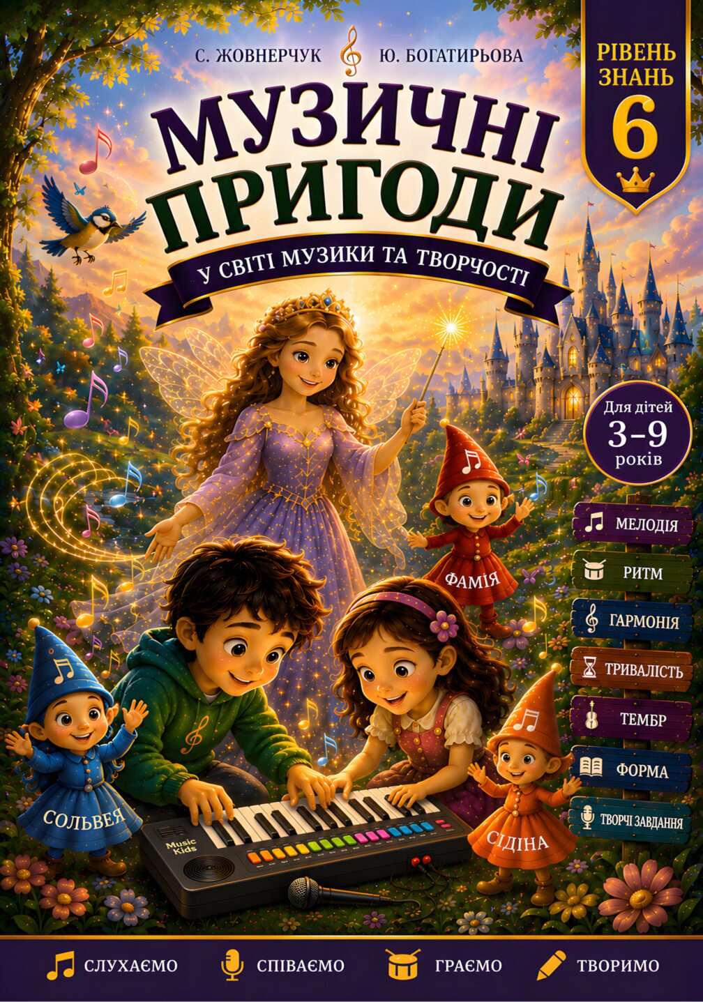 Музичні пригоди. У світі музики та творчості (Посібник. Рівень 6)